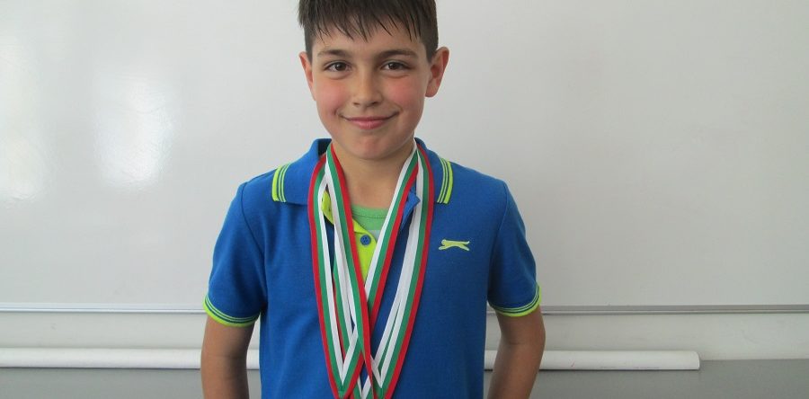 Три медала за Калоян от трети д клас