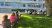 Концерт на Духов оркестър – Добрич в училищния двор на СУ „Петко Рачов Славейков“